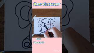 Elephant drawing for kids easy elephant drawing short easydrawings ytshorts trending kidsart [upl. by Jacobsen]