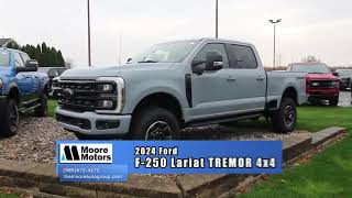 New 2024 Ford F250 Lariat TREMOR 4x4 for sale at Moore Motors in Caro [upl. by Eilrebmik]