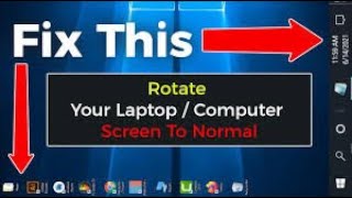 How to desktop computer screen rotation  Desktop pc display ultra hoigea [upl. by Nieberg]