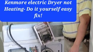 70 Series Kenmore Dryer not Heating How to troubleshooting [upl. by Ayotl]