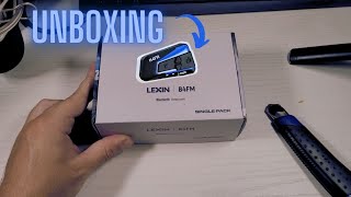 Unboxing do intercomunicador Lexin B4FM [upl. by Alaik899]