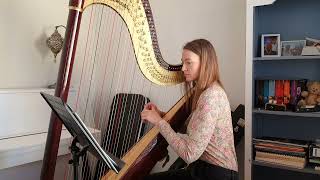 Little Waltz Marcel Grandjany  Harp AMEB Grade 1 [upl. by Ainwat570]