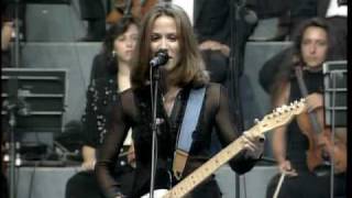 Sheryl Crow and Eric Clapton  quotRun Baby Runquot  Pavarotti and Friends  1996  live [upl. by Attenna]