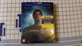 O Homem de Aço Man of Steel Blu Ray 3D Unboxing [upl. by Aldin]