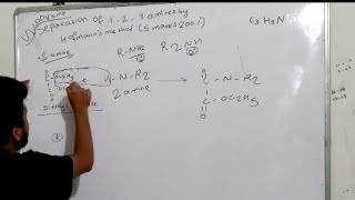 Separation of 1° 2° 3° Amines by Hofmanns method class 12❤️🥰 organic chemistry funny viralvideo [upl. by Bolton848]