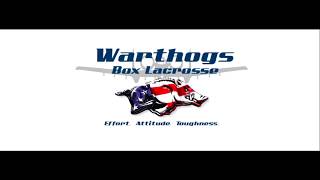 Warthogs Box Lacrosse Vs New England Black Wolves Hartford  Jan 14 2017 [upl. by Seeto]