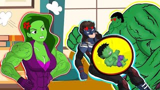 Evolution Of HULK Family Vs Evolution Of CAPTAIN AMERICA Family  Hulk is bad husband [upl. by Aitahs]