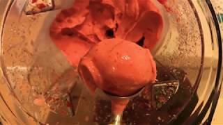 Vitamix Venturist  StrawberryBanana Ice cream [upl. by Nirred]