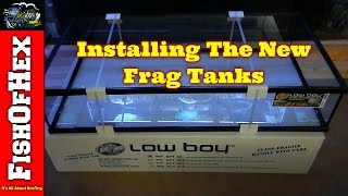 Drilling Painting amp Plumbing New Frag Tanks  200 Gallon Frag Tank Build Part 2 [upl. by Ycniuq]