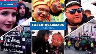 Faschingsumzug Taufkirchen Vils 11022024  wir waren dabei [upl. by Salohci]