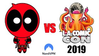 Deadpool vs Los Angeles Comic Con LACC 2019 [upl. by Cote849]