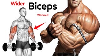 7 BEST Exercises for WIDER BICEPS  Wasiq The Fit [upl. by Darill]