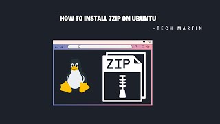 How to Install 7Zip on Ubuntu [upl. by Obbard]