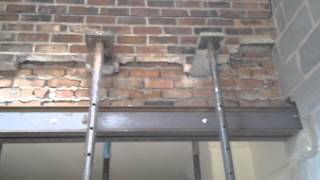 How to put Steel RSJ Lintels into a Supporting Wall [upl. by Garber]