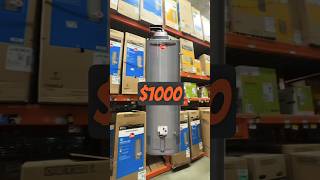 1000 Rheem Water Heaters at Home Depot for 260 [upl. by Olwena]