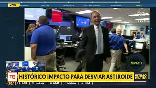 Misión cumplida Nave de la NASA logra impactar asteroide [upl. by Mou]