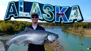 DIY Alaska King Salmon Fishing a Drift Boat ONLY river [upl. by Amsirp]