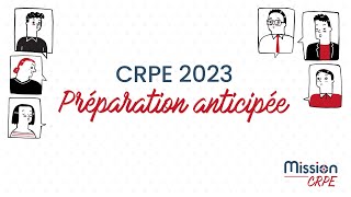 CRPE 2023  Préparation anticipée [upl. by Ellenyl]