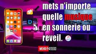 IPHONEMets nimporte quelle musique en sonnerie ou réveil facilement gratuit [upl. by Attenhoj]