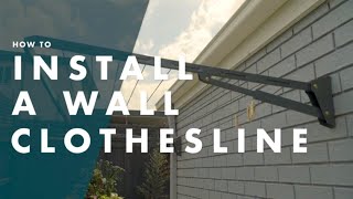 How To Install A Clothesline  Bunnings Warehouse [upl. by Chamkis]