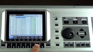 Roland Fantom X to Fantom S  Midi Patch Control [upl. by Lahsiv]