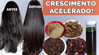 SEU CABELO VAI CRESCER IGUAL CAPIM TÔNICO CASEIRO DE ALECRIM HAIR crescimentoreceitasviralcomo [upl. by Hancock]