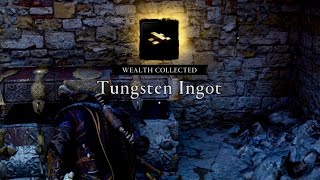 Tungsten Ingot Wealth Treasure Chest in Clausentum Bandit Hideout Assassin’s Creed Valhalla [upl. by Yrelav]