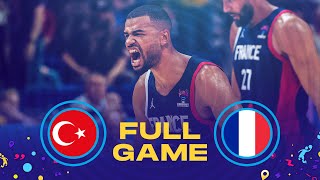 Turkey v France  Full Basketball Game  FIBA EuroBasket 2022 [upl. by Olocin]