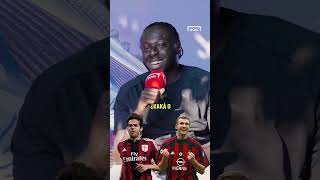 Christian Pulisic juega El Mejor se Queda con algunos jugadores legendarios del AC Milan ❤️🖤 puma [upl. by Breanne]