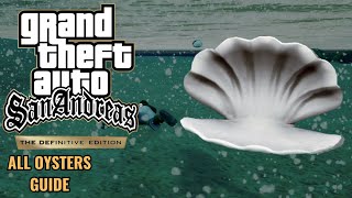 GTA San Andreas Definitive Edition  All Oysters Locations Guide [upl. by Meilen556]