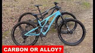 Specialized Stumpjumper Evo Carbon V Evo Alloy Which wins [upl. by Card]