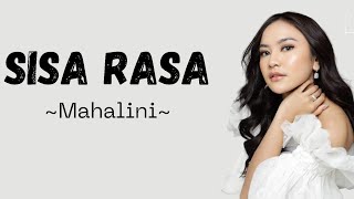 Mahalini  Sisa Rasa Lirik [upl. by Htabmas]