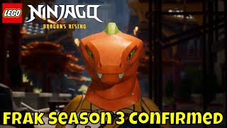 Ninjago Dragons Rising Frak Confirmed For Season 3 As Coles Student [upl. by Anisamoht]