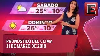 Clima para hoy 31 de marzo de 2018 [upl. by Eladnar]