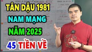 Tử Vi Tuổi Tân Dậu 1981 Nam Mạng Năm 2025 ĐỔI ĐỜI ĐẠI GIA Giàu Nứt Đố Đổ Vách Nếu Biết Điều Này [upl. by Winser]