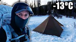 Winter Camping In A HOT TENT Isnt What You Think It Is [upl. by Tila]