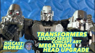 Megatron gets A HEAD Studio Series Concept Art Megatron Head Upgrade [upl. by Telrahc485]