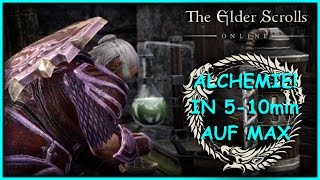 ESO Guide ALCHEMIE IN 510 min AUF MAX LEVEL BRINGEN WICHTIGSTES HANDWERK The elder scrolls Online [upl. by Tansey]