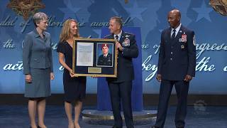 Medal of Honor Hall of Heroes Induction Ceremony  Tech Sgt John A Chapman USAF [upl. by Yeslek276]