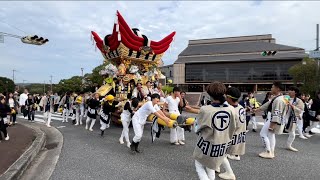 三木の祭り屋台大集合 2024 下町屋台 帰路 [upl. by Egedan]