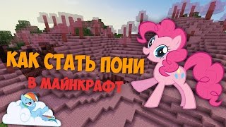 КАК СТАТЬ ПОНИ В МАЙНКРАФТ БЕЗ МОДОВ 19  Minecraft 19 [upl. by Ardnazil485]