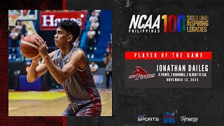 Player of the Game  Jonathan Daileg vs EAC  NCAA Season 100 [upl. by Dominick]