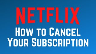 How to Cancel Your Netflix Subscription  Quick amp Easy 2024 [upl. by Yakcm]