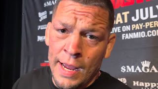 Nate Diaz UNFILTERED on BEEF with Jorge Masvidal Canelo GIVING HIM TIPS amp Jake Paul vs Mike Perry [upl. by Evy]