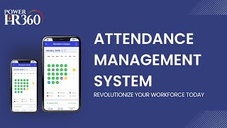 Attendance Management System  HRMS Software  PowerHR360 [upl. by Vyse239]