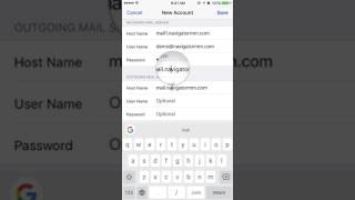 Email Setup on iPhone and iPad POP3 or IMAP [upl. by Lytle]