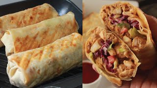 Delicious Chicken Wrap Recipe  Hafsas Kitchen [upl. by Latihs]