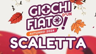 SCALETTA di GIOCHI DUN FIATO AUTUNNO 2024 [upl. by Ranee250]