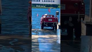 Vintage Amphicar Tour  Disney Springs awesome disney fun car launch boat vintagecars [upl. by Asilim]