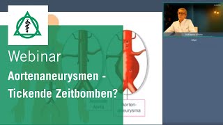 Webinar Aussackungen der Hauptschlagader Aortenaneurysmen  Tickende Zeitbomben  Asklepios [upl. by Poll]